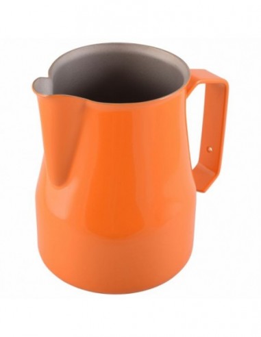 MOTTA 350ML TEFLON FOAMING JUG - ORANGE