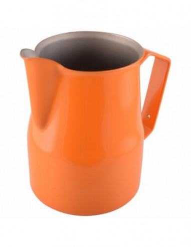 MOTTA 750ML TEFLON FOAMING JUG - ORANGE