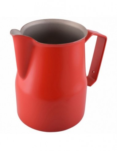 MOTTA 750ML TEFLON FOAMING JUG - RED