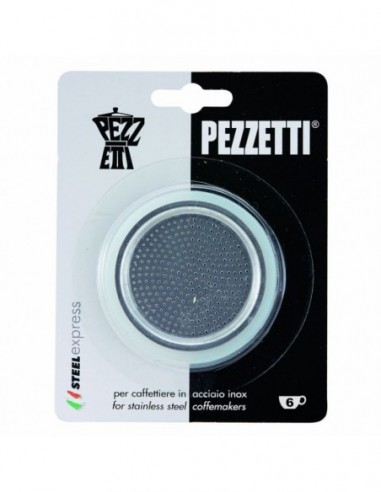 PEZZETTI STEELEXPRESS - 6 CUP FILTER...