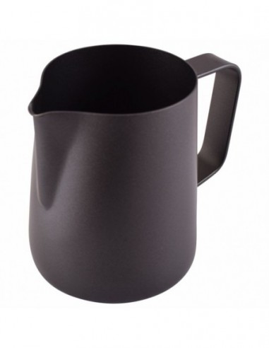 0.35 LITRE TEFLON FOAMING JUG - BLACK