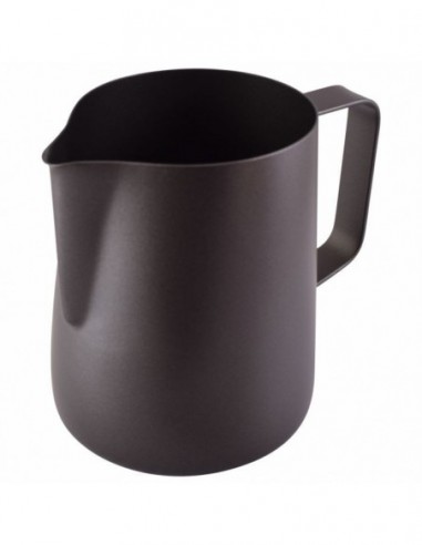 0.6 LITRE TEFLON FOAMING JUG - BLACK