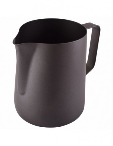 1 LITRE TEFLON FOAMING JUG - BLACK