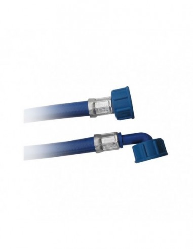 WASHING MACHINE HOSE 1.5M BLUE - WRAS...