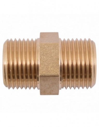 3/8M X 3/8M BRASS FITTING