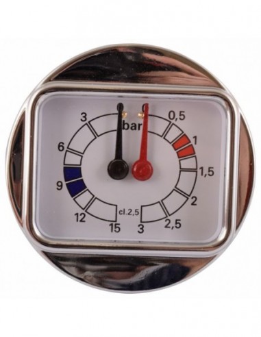 PRESSURE GAUGE DUAL BRASILIA HORIZONTAL