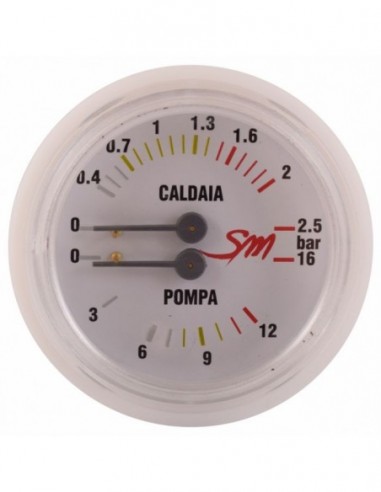 SAN MARCO DUAL PRESSURE GAUGE 95-21 -...