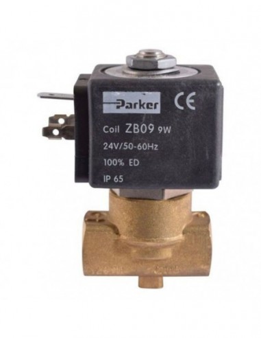 INLET SOLENOID PARKER 1/4 X 1/4 24V -...