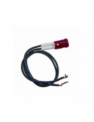 IBERITAL 220V 9MM W/WIRE RED LAMP -...
