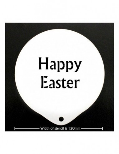 HAPPY EASTER STENCIL