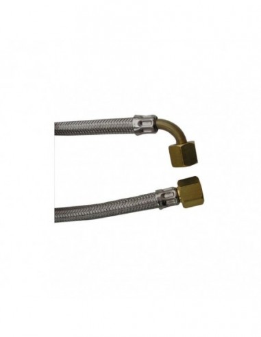 BRAIDED HOSE 1.5M 3/4 X 3/4 ELBOW
