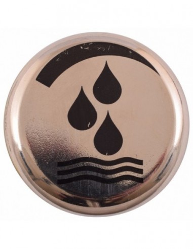 PAVONI VALVE KNOB LID - WATER - ORIGINAL