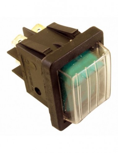 MAINS ON/OFF SWITCH 16A - GREEN
