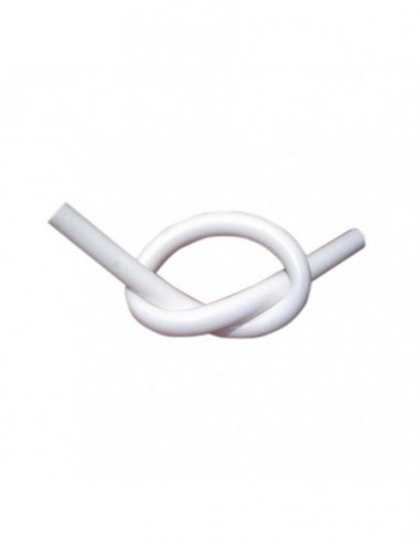 WHITE SILICONE HOSE 8 X 13MM - 1MTR -...