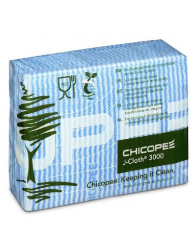CHICOPEE J-CLOTH 3000 - FOLDED BLUE (PACK OF 50)
