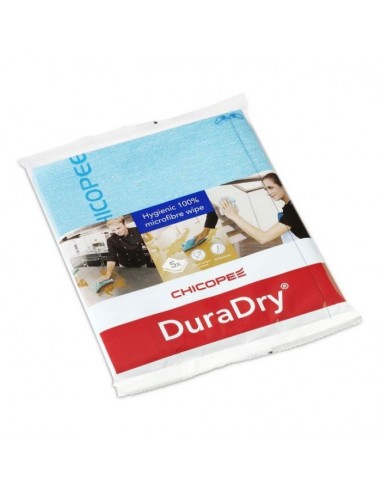 CHICOPEE DURADRY MICROFIBRE CLOTH - BLUE (PACK OF 5)