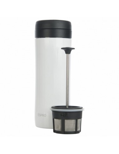 ESPRO COFFEE TRAVEL PRESS CHALK WHITE 12OZ