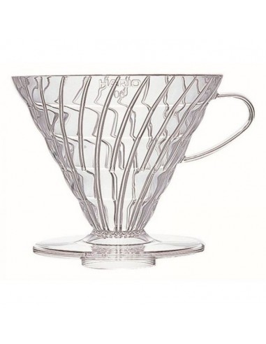 HARIO COFFEE DRIPPER V60 03 CLEAR PLASTIC