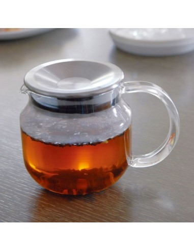 KINTO ONE TOUCH TEAPOT 450ML STAINLESS STEEL LID