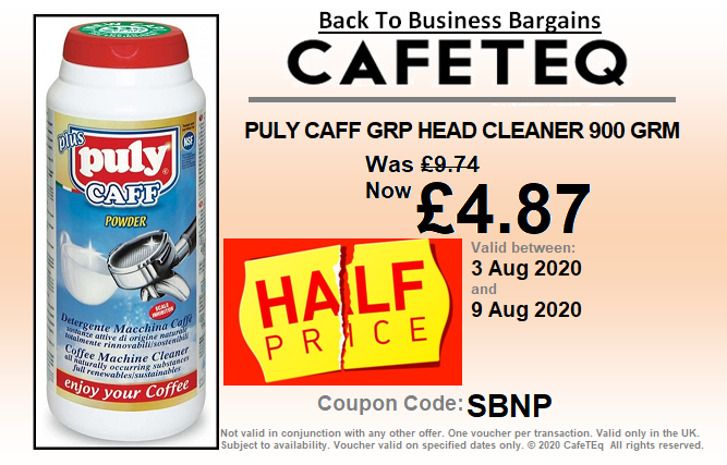 Puly Caff 900g Head Cleaner Half Price Offer